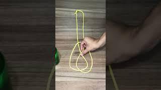 How to Bottle Sling Knot to Carry Drinks | Bottle Sling Handle Rope #shorts