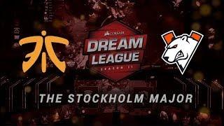 Live [English]: Fnatic vs Virtus.Pro BO3 | The Stockholm Major DreamLeague 11 | Lower Bracket Finals