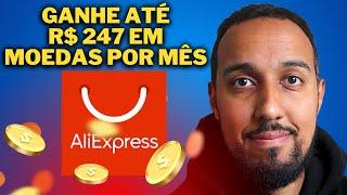 NOVO BOT DE "MOEDAS INFINITAS"  ALIEXPRESS - QUE COLETA MOEDAS AUTOMATICAMENTE  ( COMO USAR )