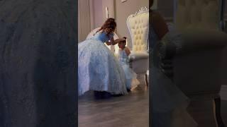 Vanity passing her crown to her little sister #djponcesa #quinceañera #sanantonioquinceañera