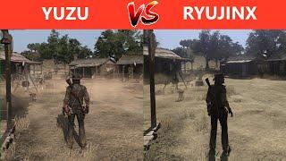 YUZU VS RYUJINX - Red Dead Redemption VISUAL & PERFORMANCE COMPARISON