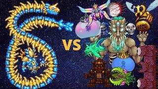 Terraria : Stardust Dragon vs Every Boss