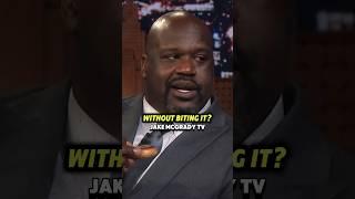 Shaq Ate a Krispy Kreme Donut Without Biting  #shorts #shaq #jimmyfallon