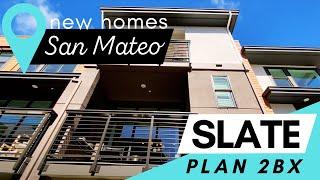 San Mateo new construction townhomes: Pulte Homes' Slate at One 90 | Plan 2BX