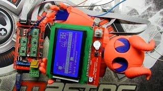 RAMPS 1 4, Arduino MEGA, ШД и экран.  Сборка и прошивка.