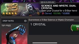 Science - Mystic duel 5 star crystal opening! Hunt for Human Torch! Marvel Contest of Champions