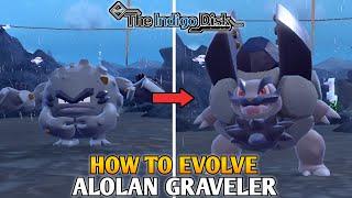 How To Evolve Alolan Graveler Into Alolan Golem In Pokemon Scarlet & Violet : The Indigo Disk DLC