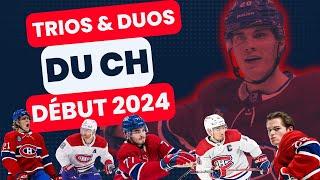 Les lignes des Canadiens - Début 2024