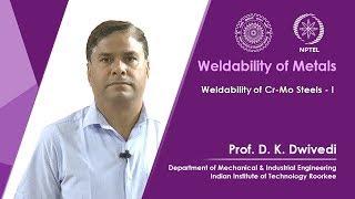 Weldability of Cr-Mo Steel- I