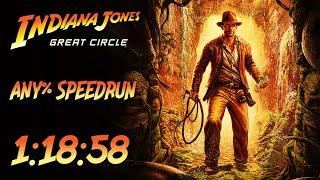 Indiana Jones and the Great Circle - Any% Speedrun - 1:18:58 [WR]