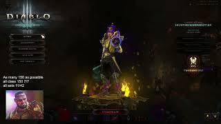 Diablo 3 Season 32 LOD Meteor Wiz 150 time attack 4:16min rank 1 NA