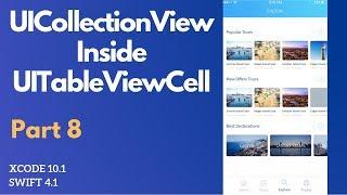 Swift 4.2 - Adding UICollectionView to UITableViewCell (Xcode 10.2)