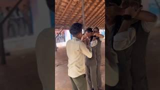 Boys kiss girls  Ofter crying reaction fun #students #kerala #shorts