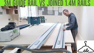 Do JOINED Track Saw Guides Cut As Straight As A Single 3m Guide ? Vid#66