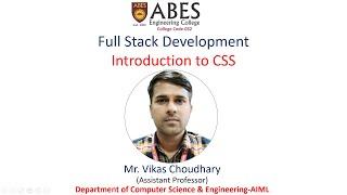 CSS Tutorial | Full stack Development | ABES Engineering College