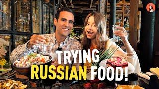 MEXICAN & AMERICAN TRY RUSSIAN FOOD! 