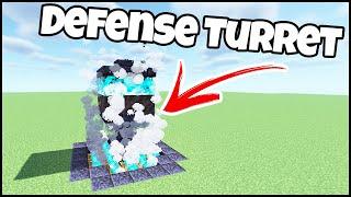 Snow Golem Defense Turret in Minecraft #shorts