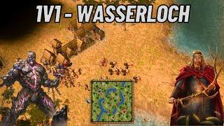 1v1 als Kronos auf Wasserloch ! (Age of Mythology Retold Ranked)