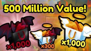 i Opened Worth of 500 Million Diamonds of Gift Bags in Pet Simulator 99!