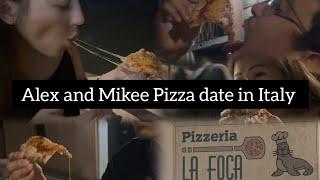 Alex Gonzaga and Mikee Morada Pizza date in Italy