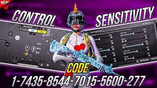 NEW UPDATE 3.6  BEST SENSITIVITY CODE + CONTROL SETTINGS BGMI/PUBG MOBILE