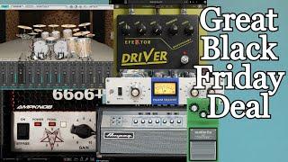 Great Black Friday Deal - Metal Production Bundle With 6 VST Plugins For Drums, Guitars & Bass