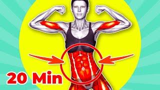  Бережно для суставов, эффективно против жира  Упражнения для пресса для людей старше 50!