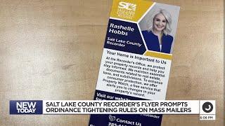 Flyer from Salt Lake County recorder sparks controversy