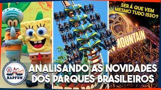 NOVOS parques, montanhas-russas e atrações: dá pra ACREDITAR nestes anúncios para o BRASIL? | Hapfun