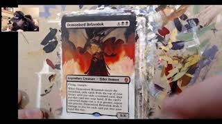 MTG Altered Art (time-lapse) #2 - DOM Belzenlok