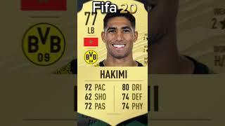 ACHRAF HAKIMI - FIFA EVOLUTION FIFA 18 - FC 24 #shorts#fc24#fifa#football