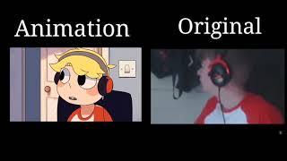 Mom, am i adopted [Original Vs Animation]