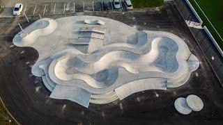 Järveküla concrete skatepark in Rae Parish, Estonia