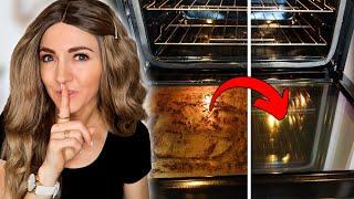 3 Simple Tricks to Clean your OVEN FAST Like a Pro! (NO harsh chemicals)