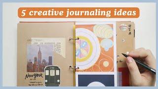 5 CREATIVE JOURNALING Ideas To Try | Abbey Sy