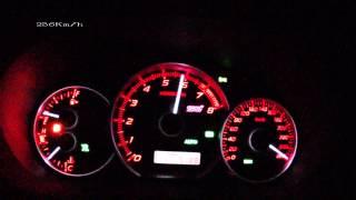 Subaru WRX STi 2012 - acceleration 0-240 km/h + Vmax test