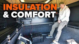 Insulating My Truck Bed for Maximum Comfort! ️ Camper Build