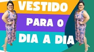 COMO FAZER UM VESTIDO REGATA EM VISCOSE - COSTURA PARA INICIANTE - APRENDENDO COSTURAR COM K BARINI