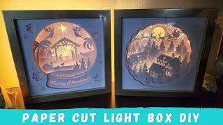 How to Make Paper Cut Light Box that Lights Up!