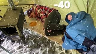 -40° Solo Winter Camping in Alaska 4 Days | Snowstorm | Solo Winter Camp in Heavy Snow