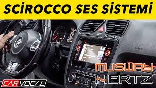 VW Scirocco Hertz Ses Sistemi | Musway M6 DSP