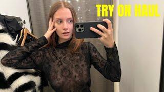 See-Through Try On Haul | Transparent Lingerie and Clothes | Try-On Haul At The Mall