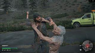 Killing Reacher Boss Zombie in #daysgone #bossfight #gaming #hardwork #werewolf #wolverine #beast