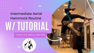 Intermediate Aerial Hammock Routine with Tutorial to make it easier for you |Episode: #3|