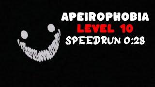 Roblox Apeirophobia Level 10 Speedrun 0:28 Solo