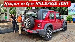 Mahindra Thar Roxx Real Life Mileage Test - Shocking Results 