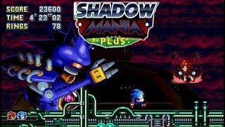 Mania Plus Mod  Shadow & Mecha Sonic SSZ battle