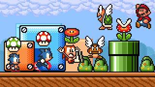 Sonic in Super Mario Bros. 3 SNES (Sonic Boll 1.9.3)