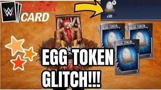 EGG TOKEN GLITCH!! F3 GOBBLEDY GOOKER FREE TO PLAY!! WWE SUPERCARD