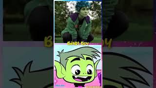Teen Titans GO Characters In Real Life Part 1 #shorts #teentitansgo #teentitans #dccomics #dc
